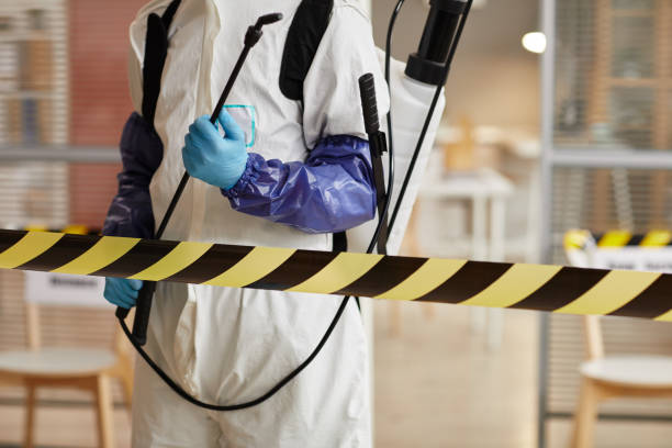 Professional Blood Cleanup technician working in Karval, CO